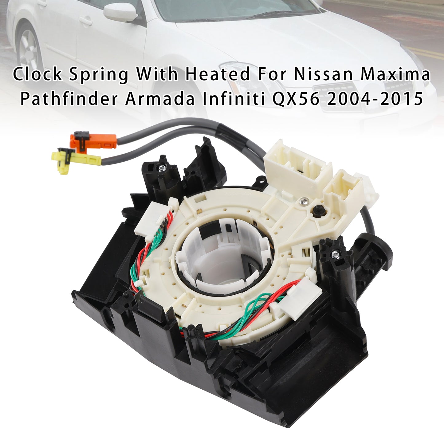 Nissan Maxima Pathfinder Armada Infiniti QX56 2004-2015 Clock Spring With Heated 5560-9CH5A 25560-ZS00B