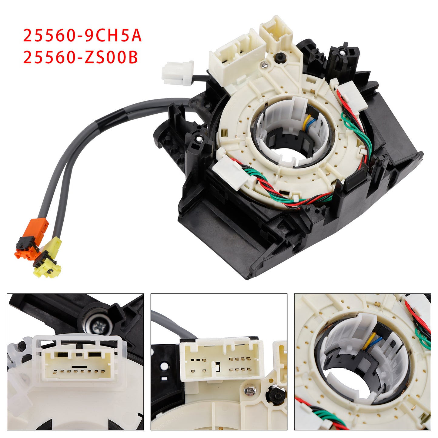 Nissan Maxima Pathfinder Armada Infiniti QX56 2004-2015 Clock Spring With Heated 5560-9CH5A 25560-ZS00B