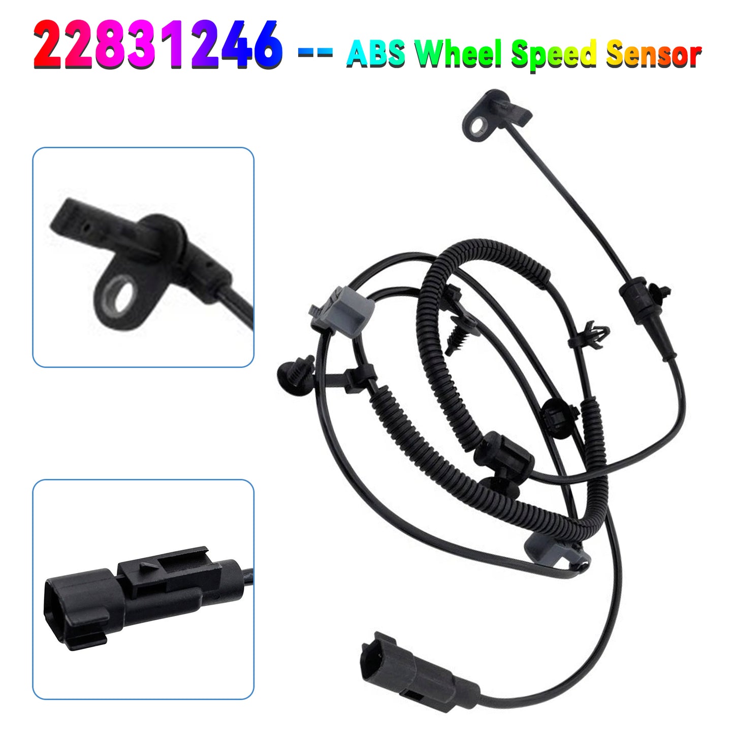 Rear Right ABS Wheel Speed Sensor 22831246 for Opel Insignia A
