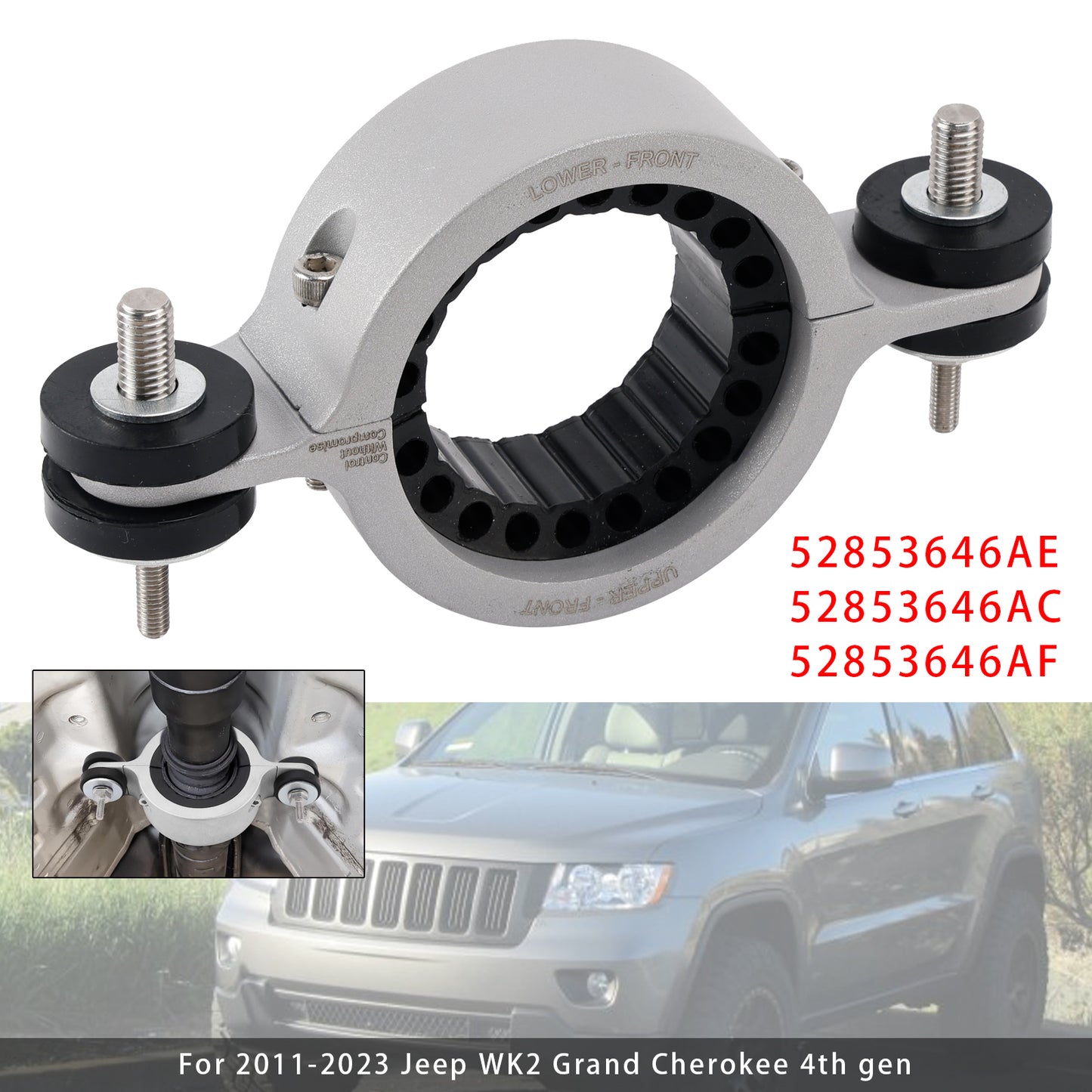 2011-2023 Dodge WD Durango 3rd gen 52853646AE 52853646AC 52853646AF Driveshaft Center Support Carrier Bearing