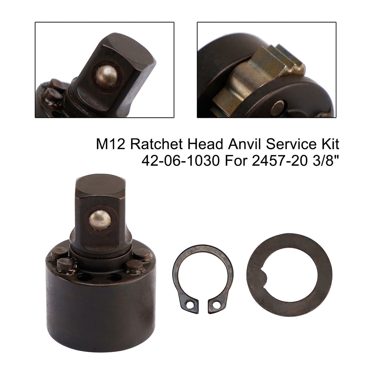 42-06-1030 3/8"M12 Ratchet Head Anvil Service Kit Milwaukee For 2457-20