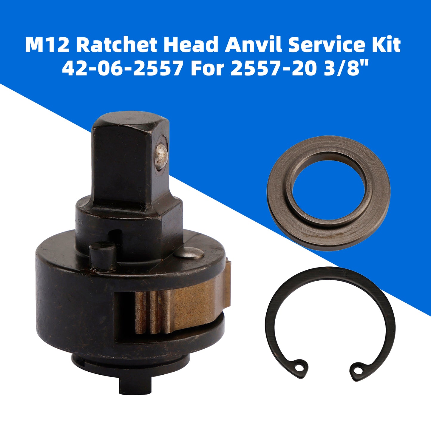 42-06-2557 3/8"Ratchet Head Anvil Service Kit Milwaukee For 2557-20 M12
