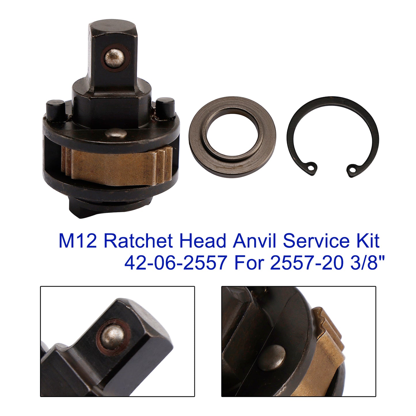 42-06-2557 3/8"Ratchet Head Anvil Service Kit Milwaukee For 2557-20 M12