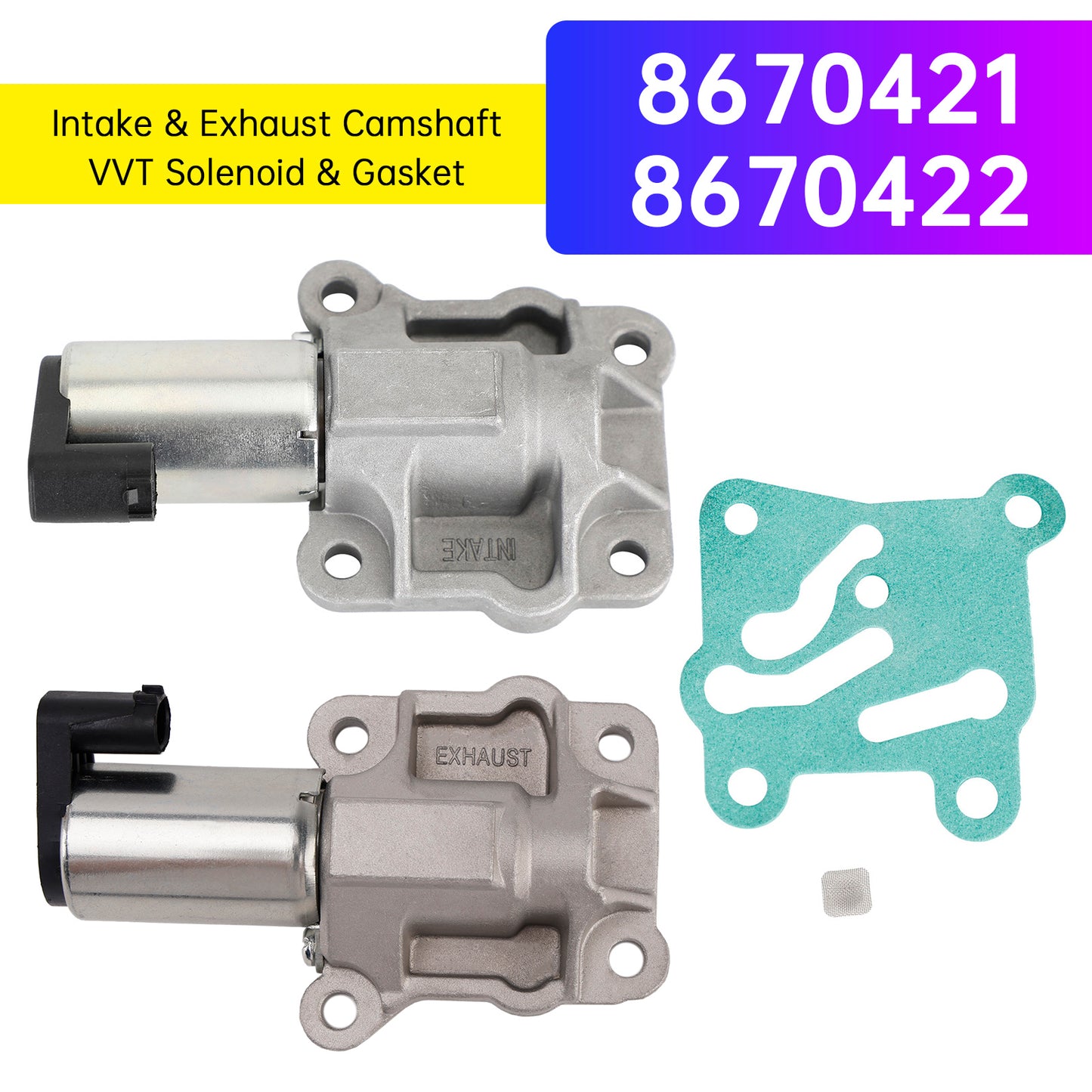2003 - 2005 Volvo C70 8670422 Intake & Exhaust Camshaft VVT Solenoid & Gasket