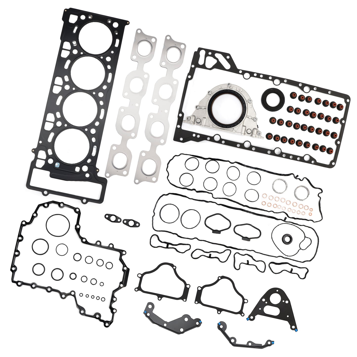 2014-2018 F85 / S63R 2014-2019 F86 / S63R BMW X5 X6 M 11127614700 11127614701 Engine Overhaul Rebuild Seals Gaskets Kit F85 F86 4.4T V8 S63R