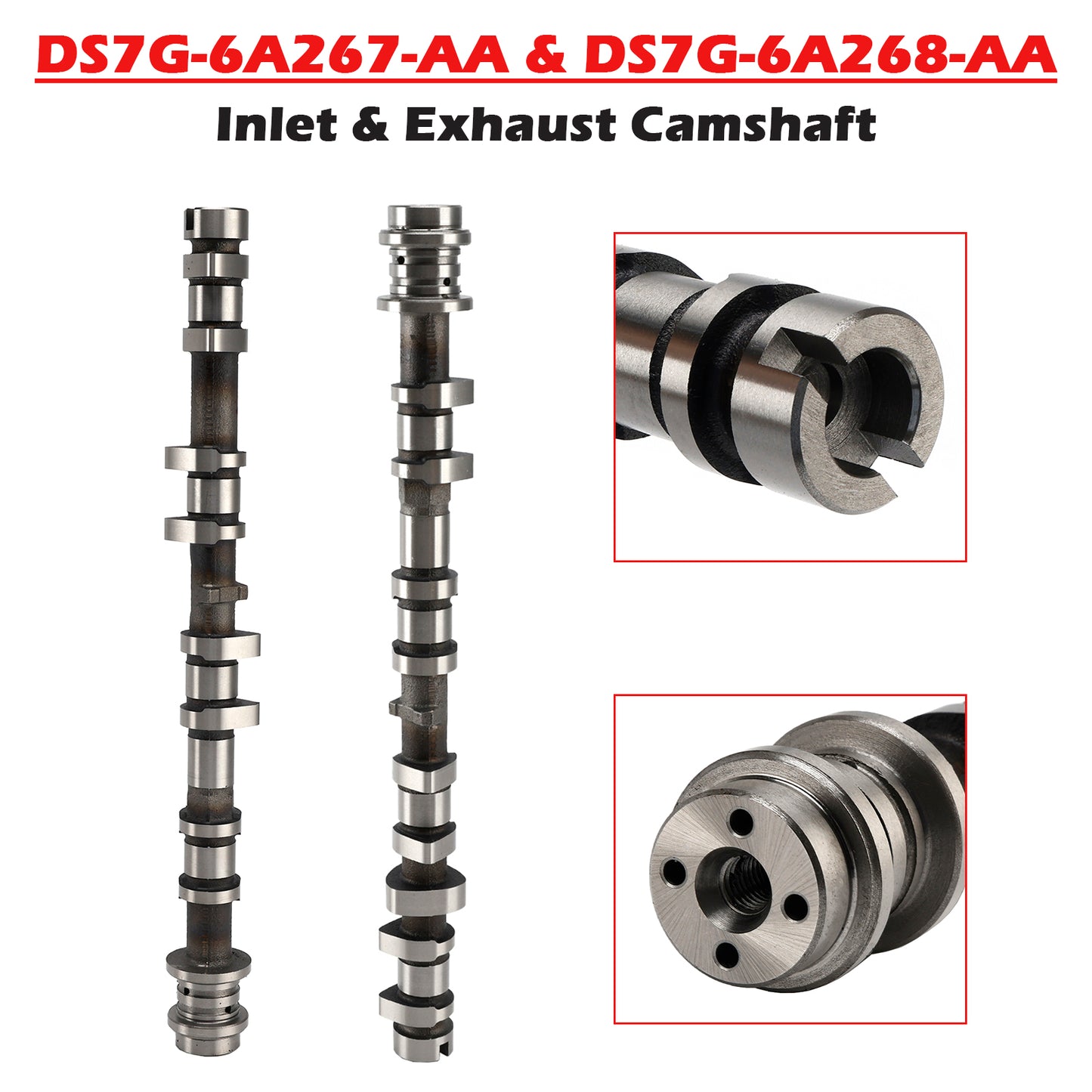 Inlet & Exhaust Camshaft for Ford 1.5 Ecoboost DS7G-6A267-AA DS7G-6A268-AA