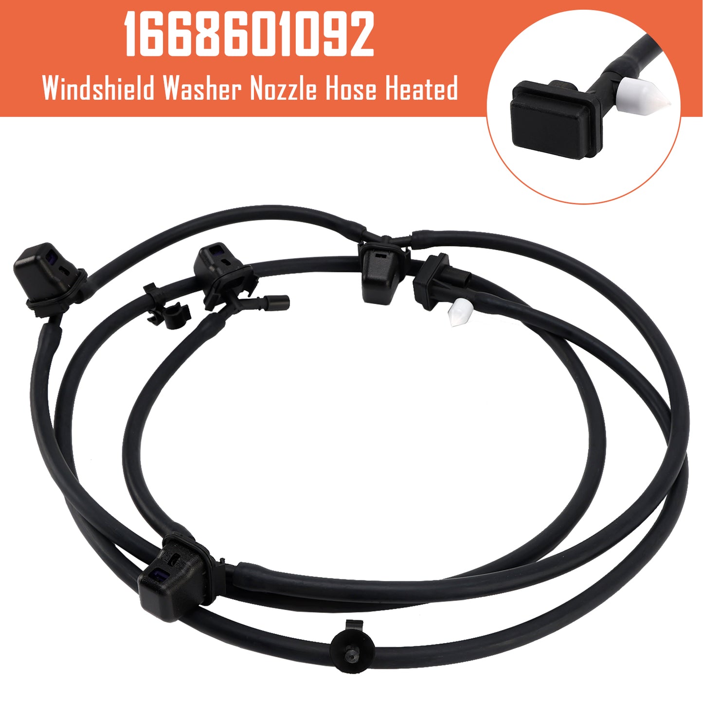 Mercedes-Benz GLE GLS C292 M-Class W166 X166 1668601092 Windshield Washer Nozzle Hose Heated (Copy)