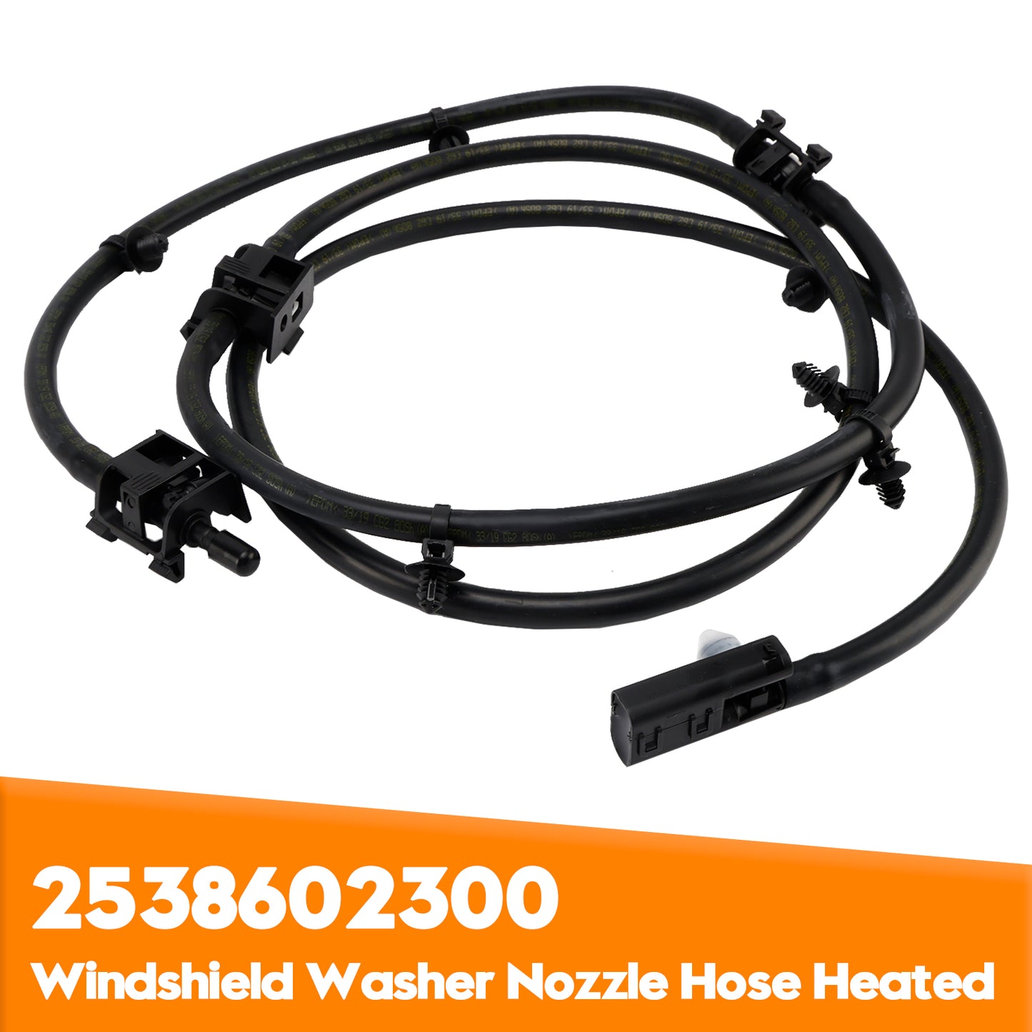 2016-2022 Mercedes-Benz GLC300 (submodel: 4Matic, Base) Sport Utility 2538602300 Windshield Washer Nozzle Hose Heated