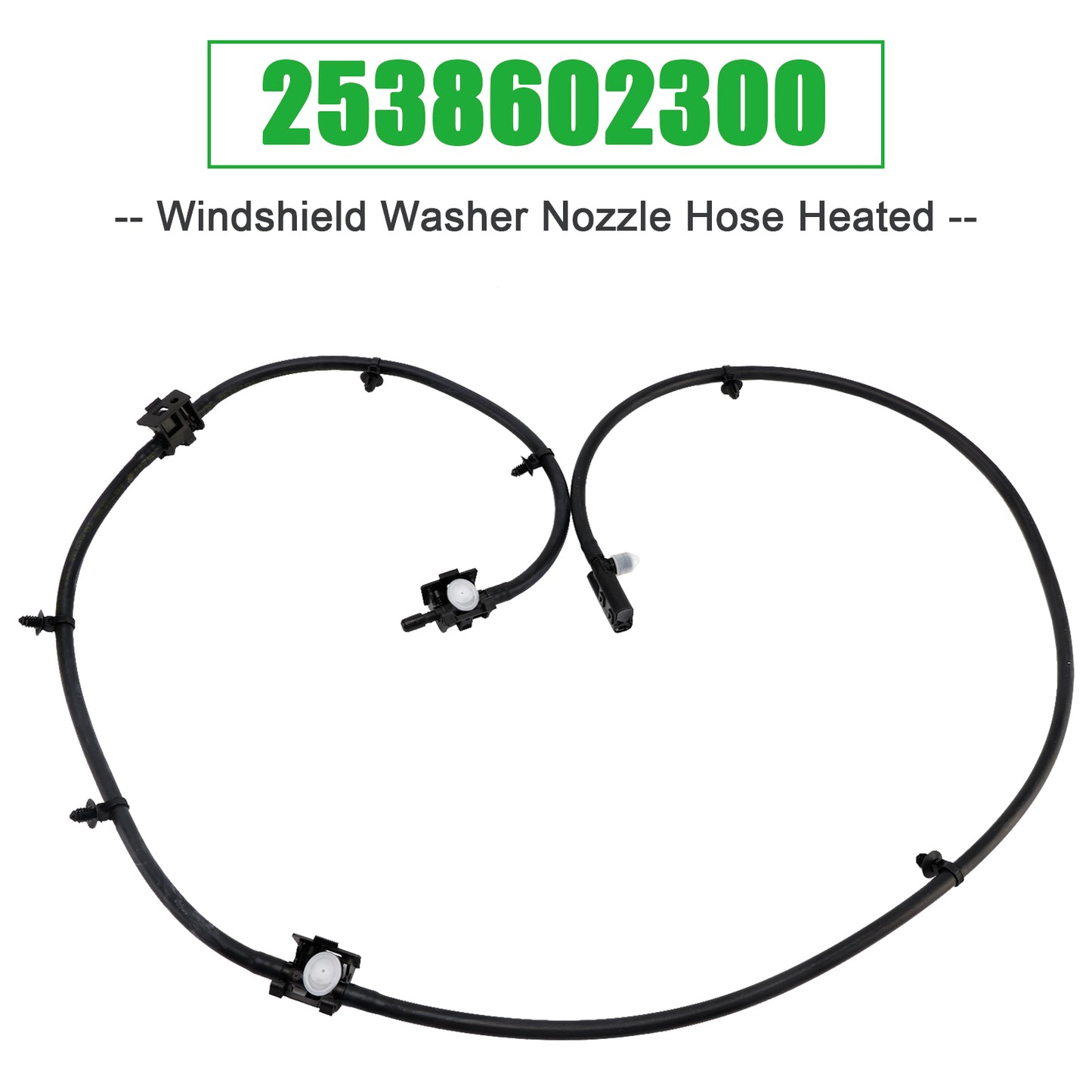 2016-2022 Mercedes-Benz GLC300 (submodel: 4Matic, Base) Sport Utility 2538602300 Windshield Washer Nozzle Hose Heated