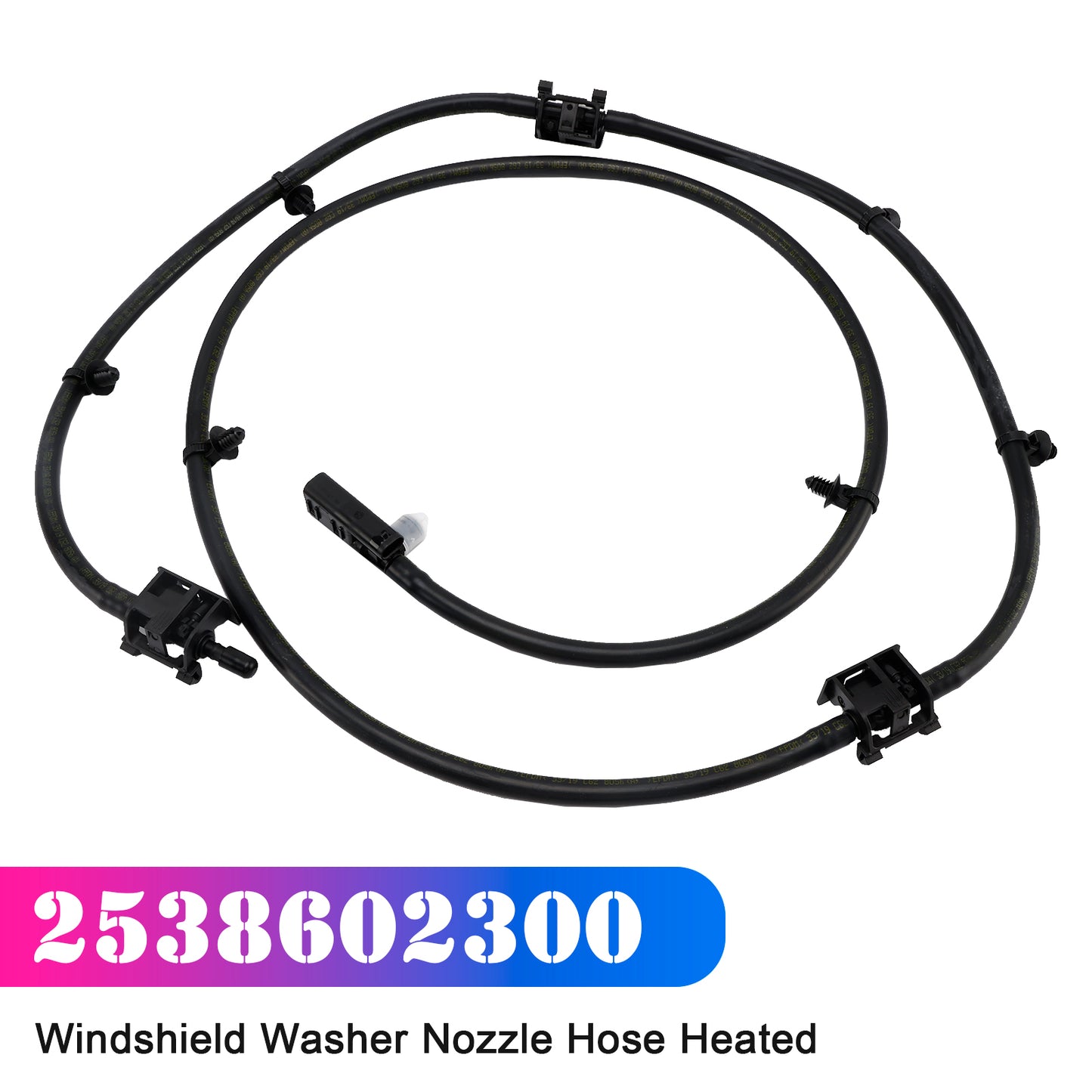 2016-2022 Mercedes-Benz GLC300 (submodel: 4Matic, Base) Sport Utility 2538602300 Windshield Washer Nozzle Hose Heated