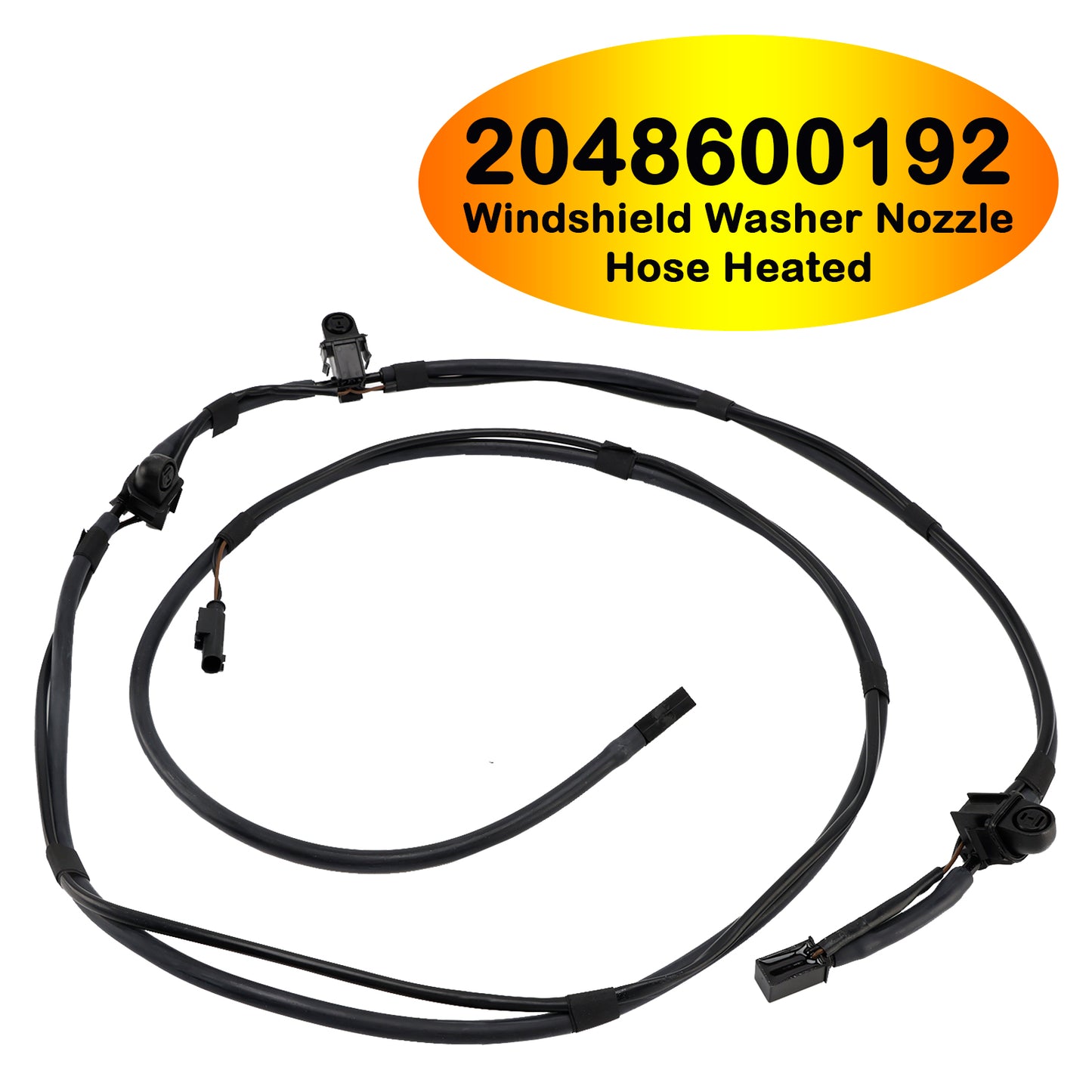 Mercedes-Benz C-Class W204 2048600192 Windshield Washer Nozzle Hose Heated
