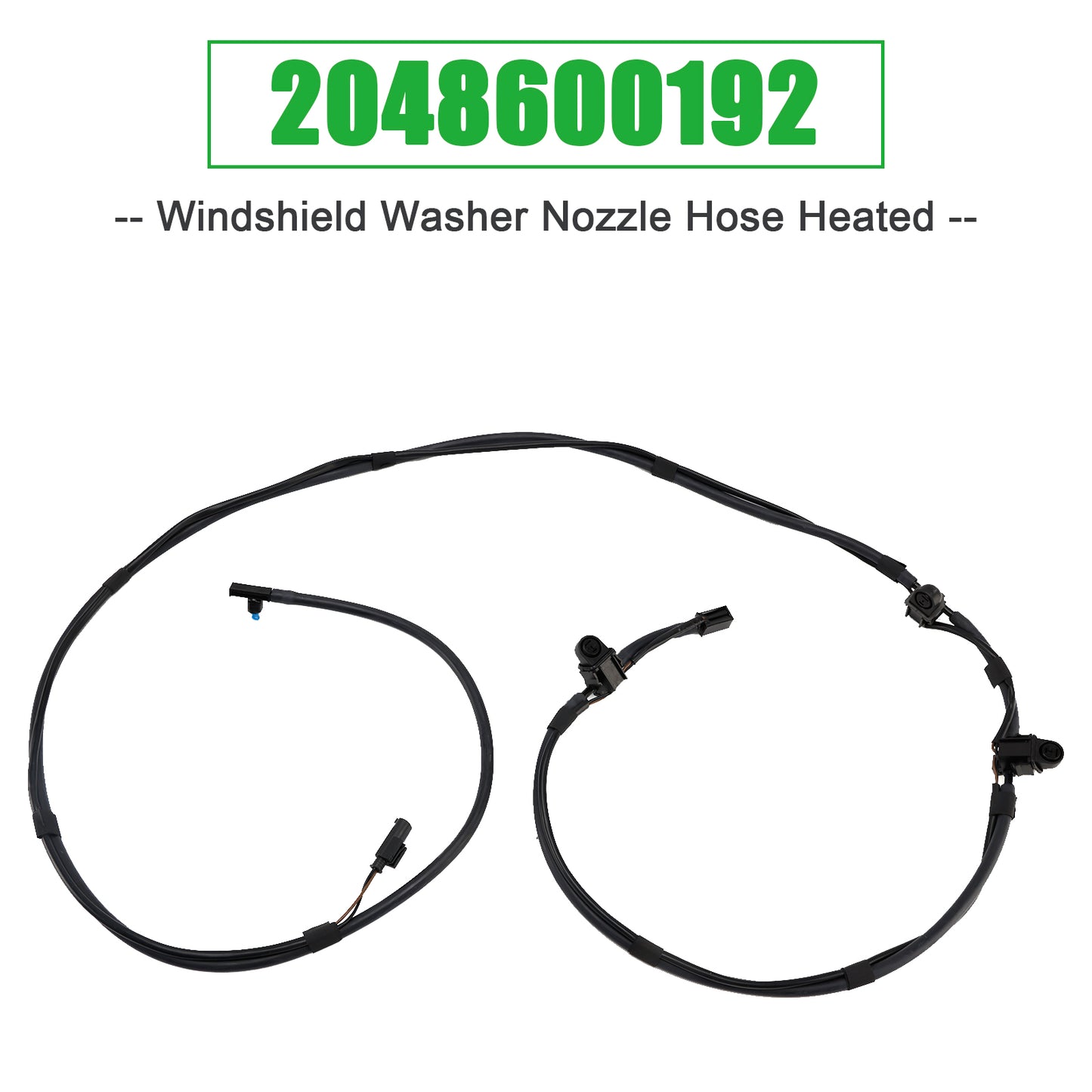 Mercedes-Benz C-Class W204 2048600192 Windshield Washer Nozzle Hose Heated