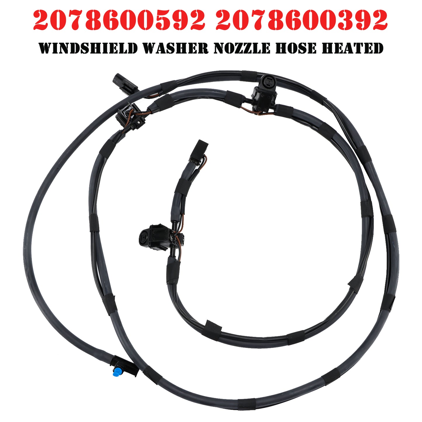2078600592 Mercedes-Benz E-Class Windshield Washer Nozzle Hose Heated