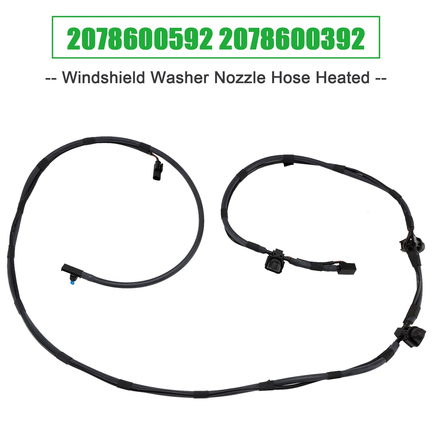 2078600592 Mercedes-Benz E-Class Windshield Washer Nozzle Hose Heated