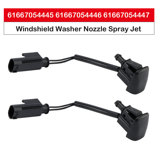 BMW E63 E64 645Ci 650i 61667054445 2pcs Windshield Washer Nozzles Spray Jet