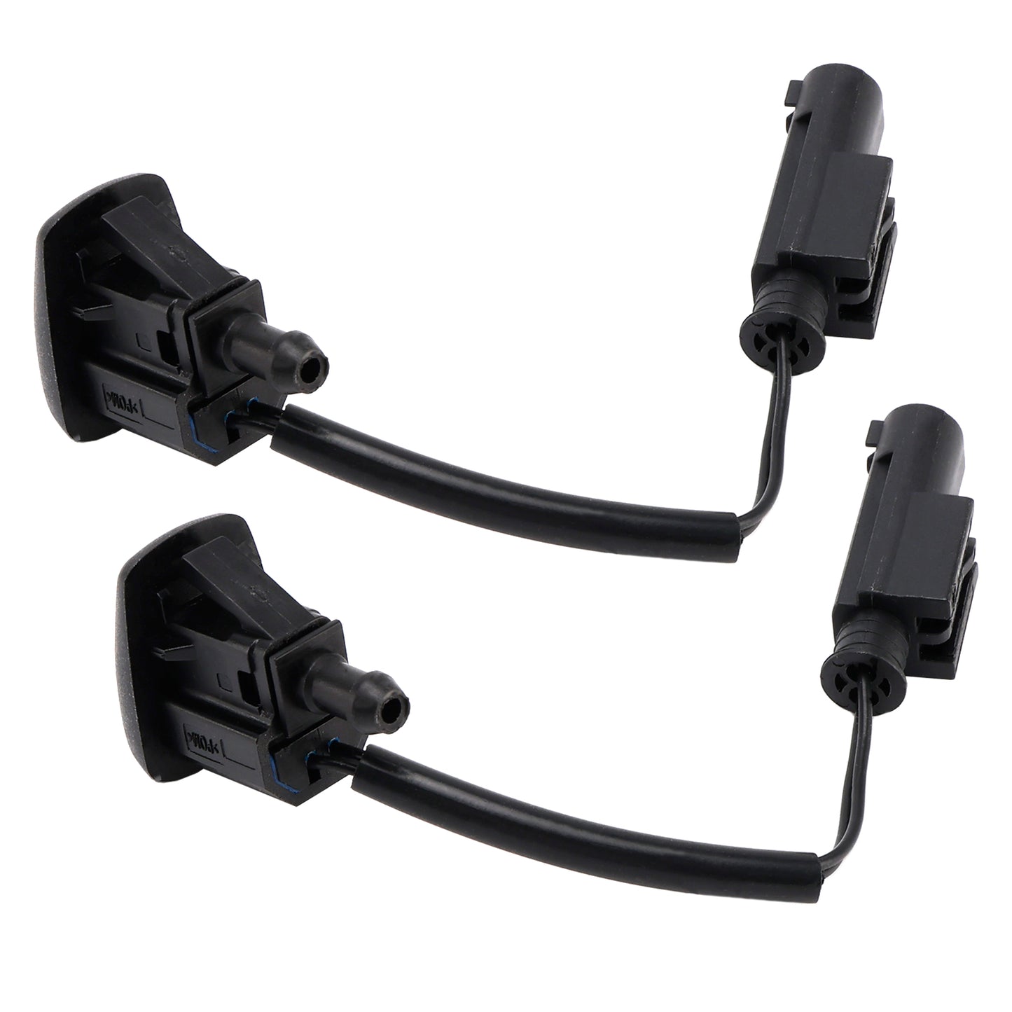 BMW E63 E64 645Ci 650i 61667054445 2pcs Windshield Washer Nozzles Spray Jet