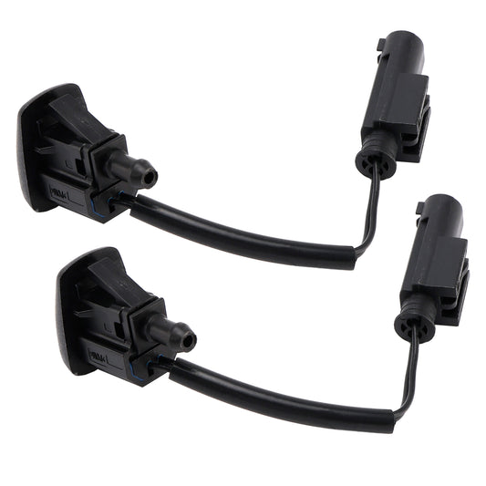 61667054445 BMW E63 E64 645Ci 650i 2pcs Windshield Washer Nozzles Spray Jet