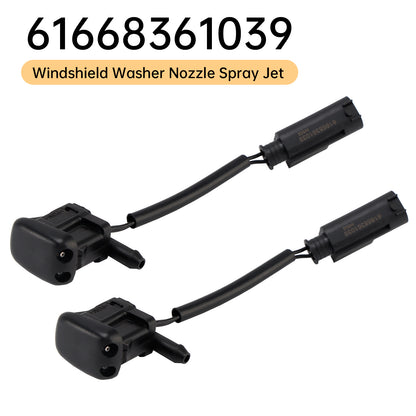 BMW 5 E39 525i 528i 61668361039 2pcs Windshield Washer Nozzles Spray Jet