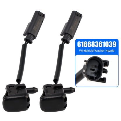 BMW 5 E39 525i 528i 61668361039 2pcs Windshield Washer Nozzles Spray Jet