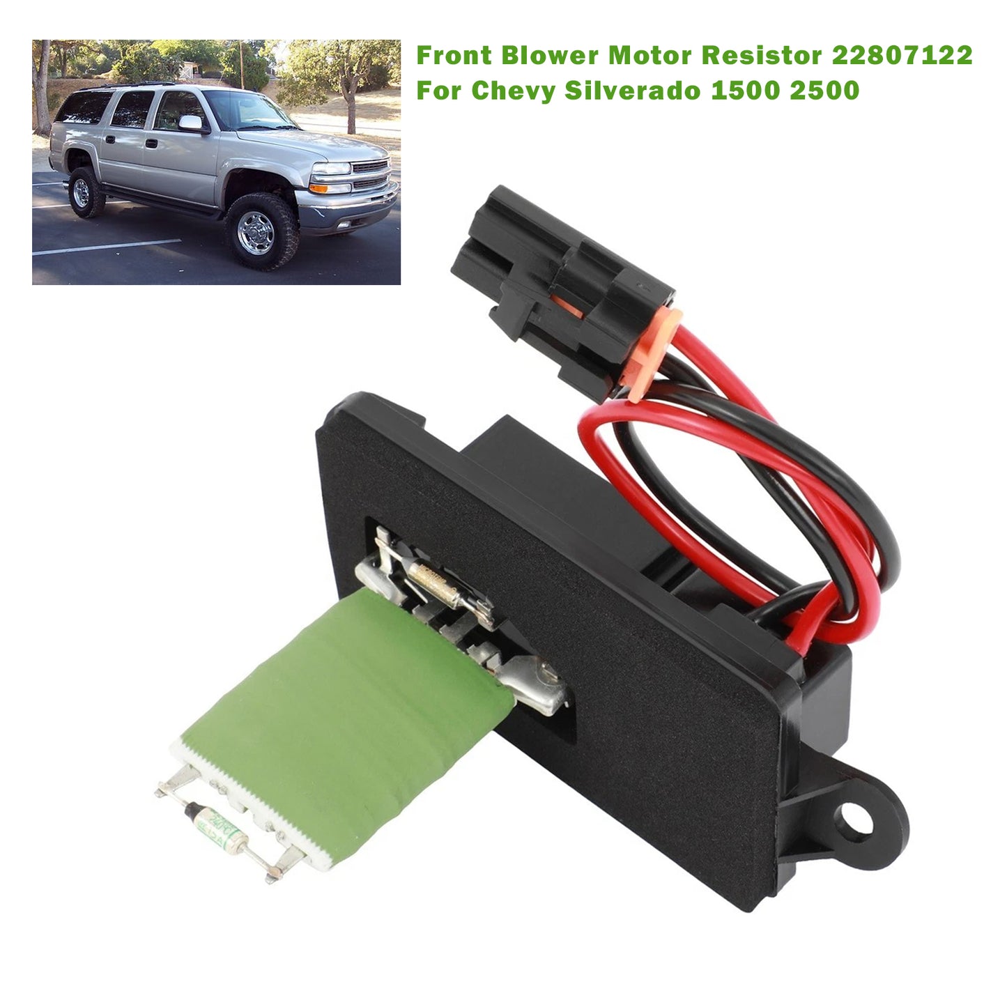 1999-2007 GMC SIERRA 2500 22807122 Front Blower Motor Resistor