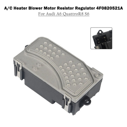 Audi A6 QuattroR8 S6 4F0820521A A/C Heater Blower Motor Resistor Regulator