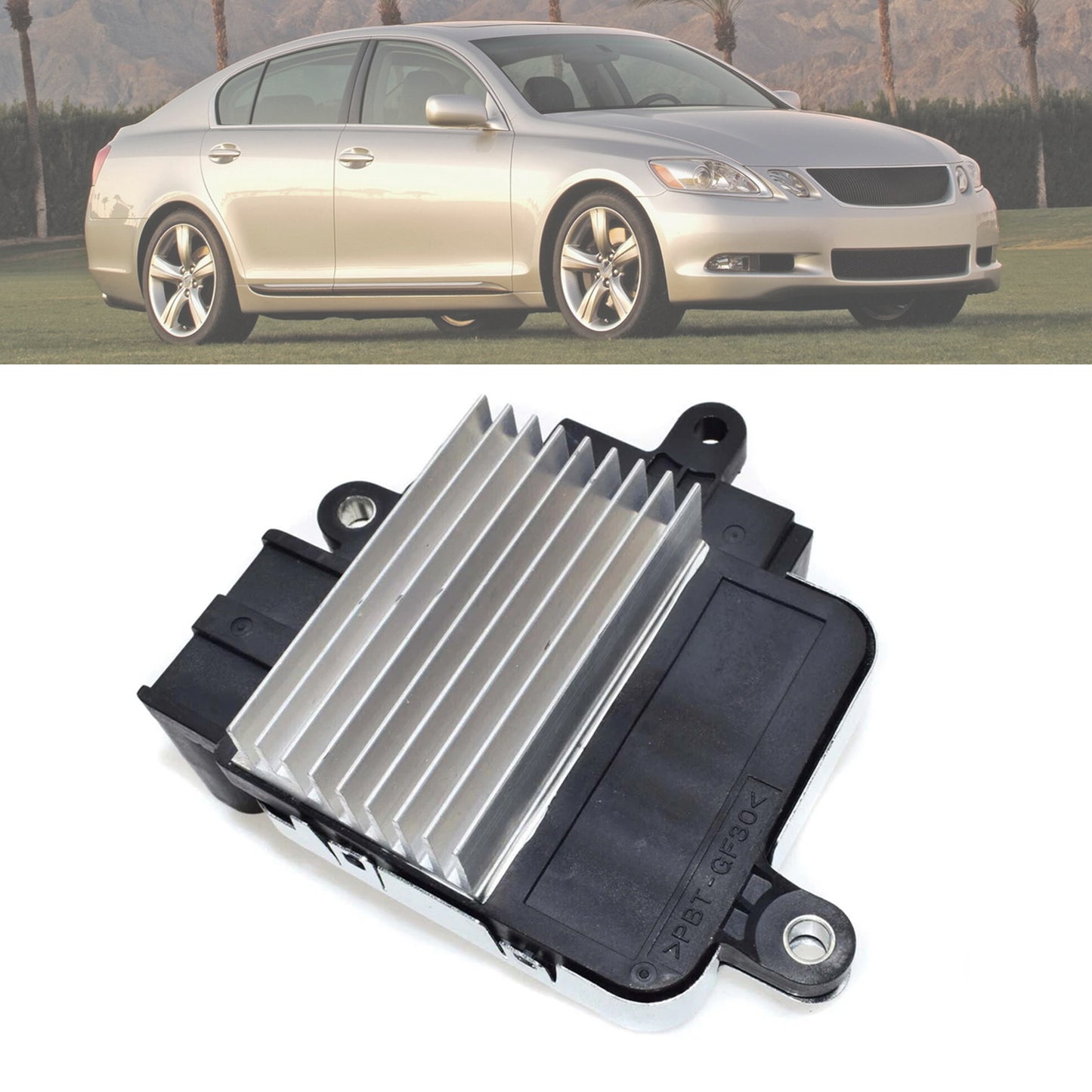 2007 Lexus GS350 89257-30060 Radiator Cooling Fan Module Unit