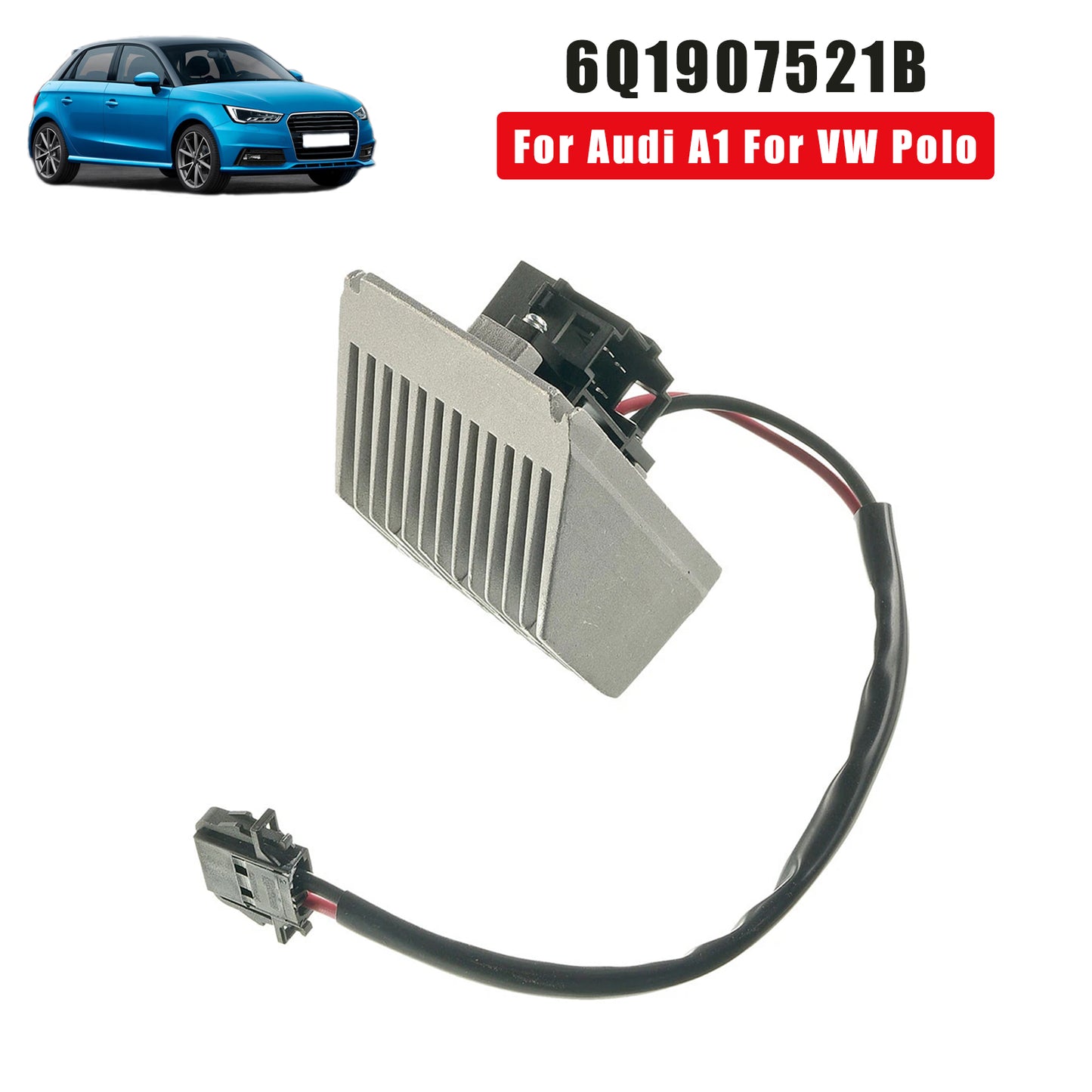 2014-2023 Skoda Fabia III Kombi 6Q1907521B HVAC Heater Blower Regulator Resistor