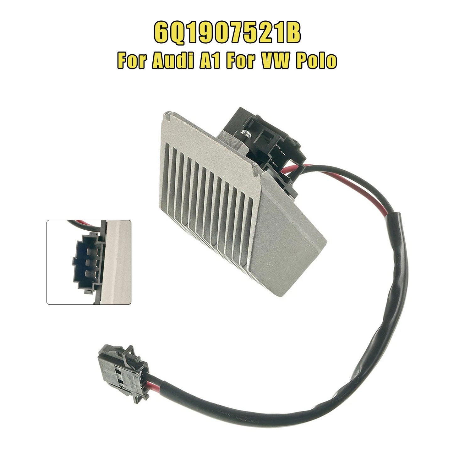 2014-2023 Skoda Fabia III Kombi 6Q1907521B HVAC Heater Blower Regulator Resistor