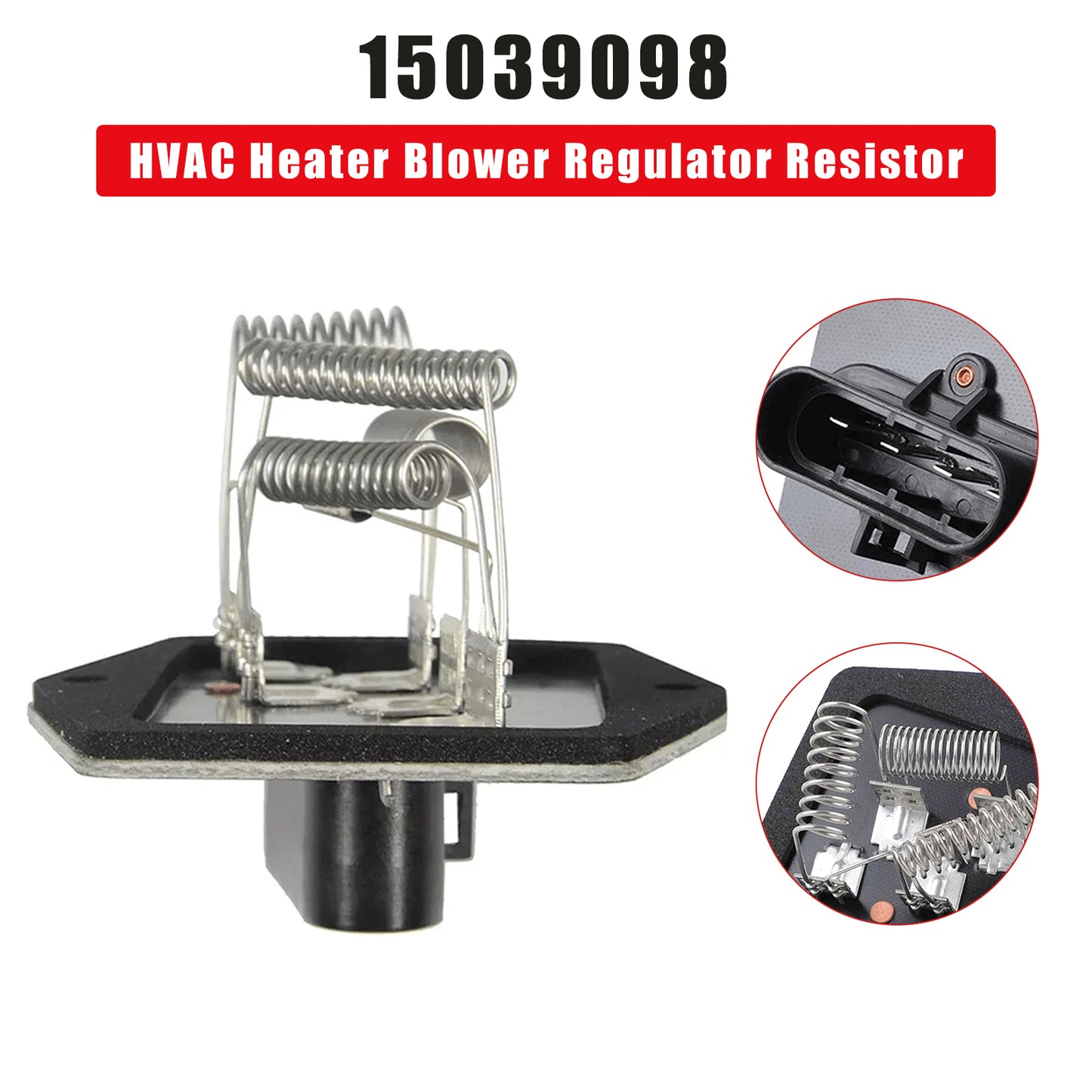 1995-1999 Chevrolet C2500 Suburban 15039098 HVAC Heater Blower Regulator Resistor