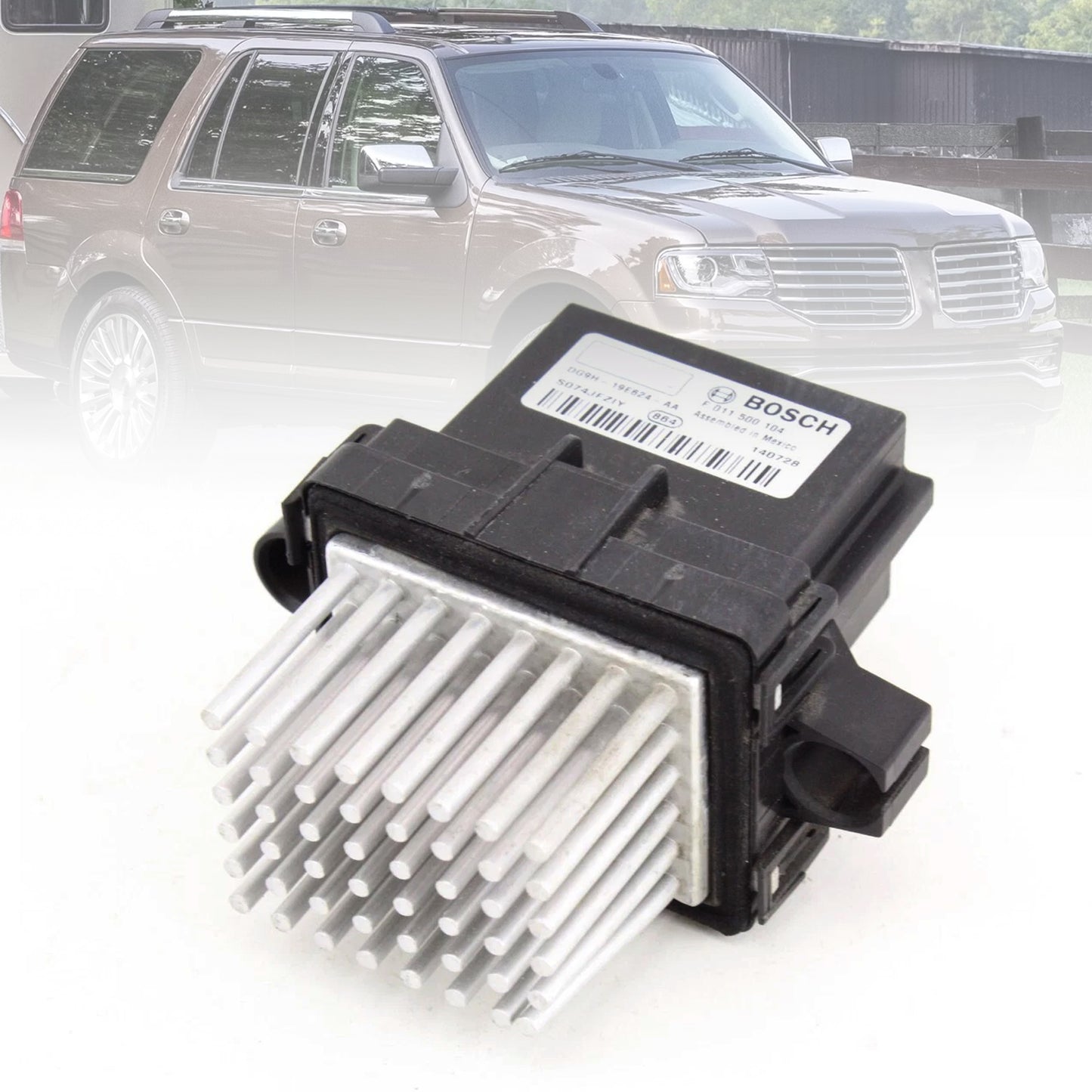 2015-2017 Ford Expedition DG9H19E624AA HVAC Heater Blower Regulator Resistor