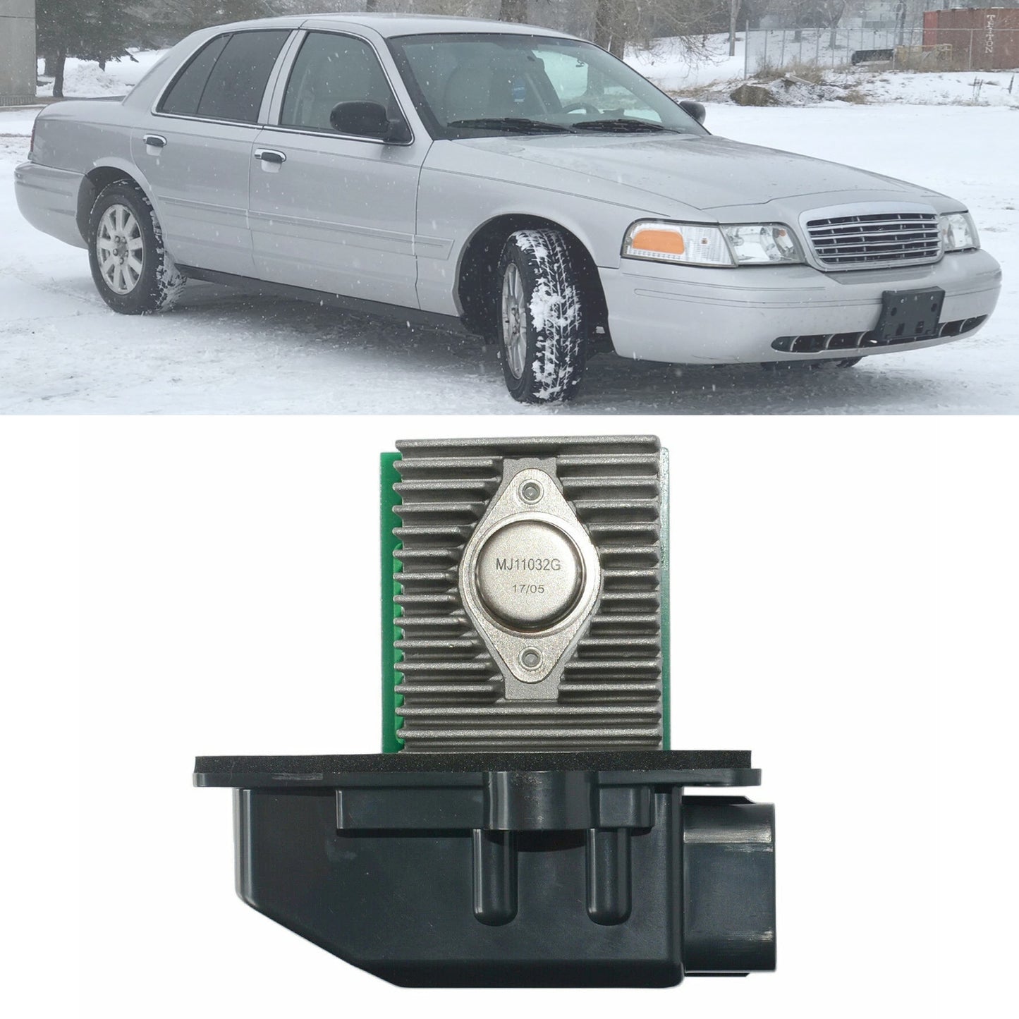 2001-2011 Ford Crown Victoria 6W7Z19E624A HVAC Heater Blower Regulator Resistor