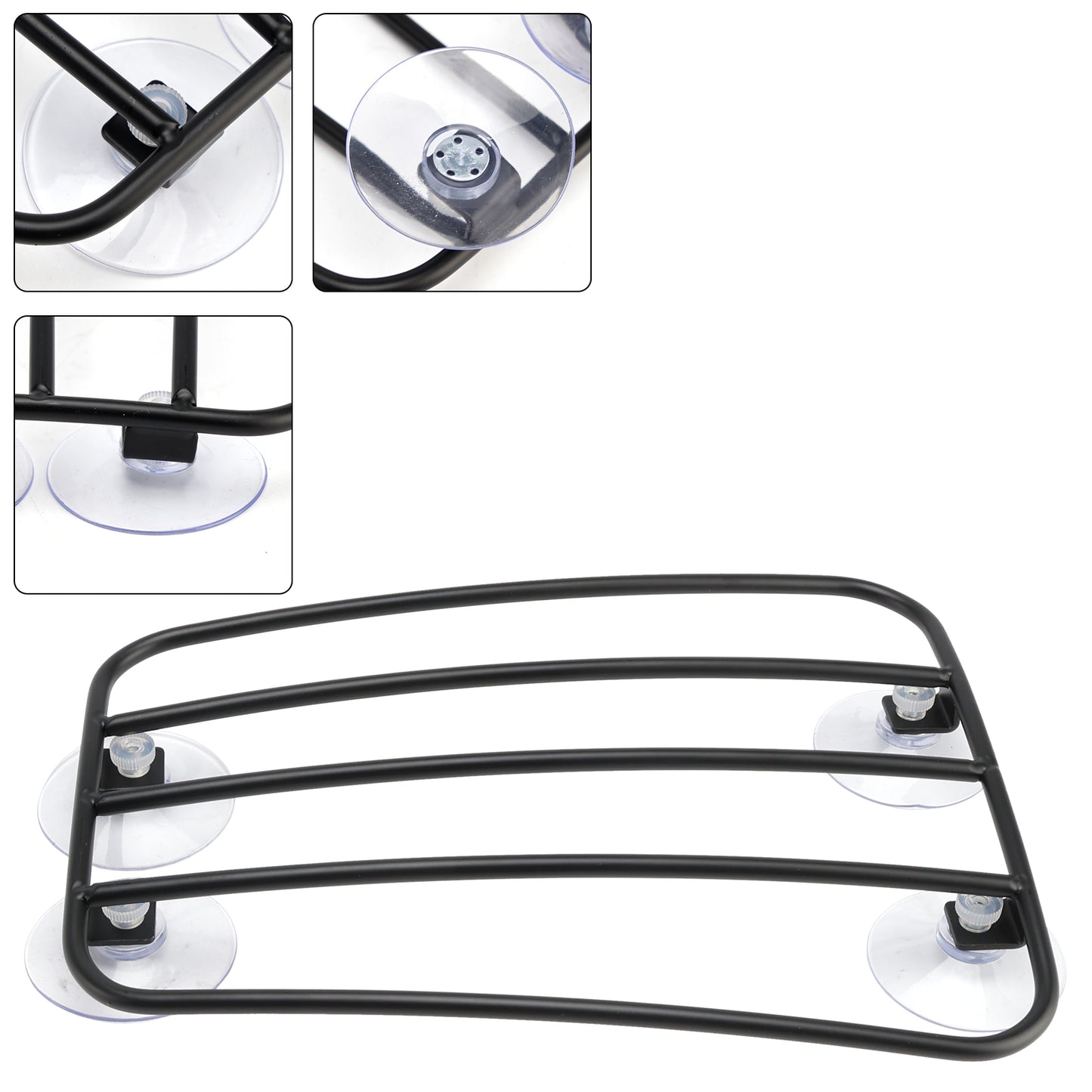 2016-2022 Street Twin Motorcycle Fuel Tank Luggage Rack with 4 Suction Cups- Universal