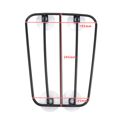 1995-2004 Thunderbird 900 Sport Motorcycle Fuel Tank Luggage Rack with 4 Suction Cups- Universal