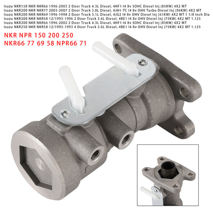 12/1993-1996 Isuzu NKR150 NKR NKR58 2 Door Truck 3.6L Diesel PTX024-C1911564-H024 Brake Master Cylinder