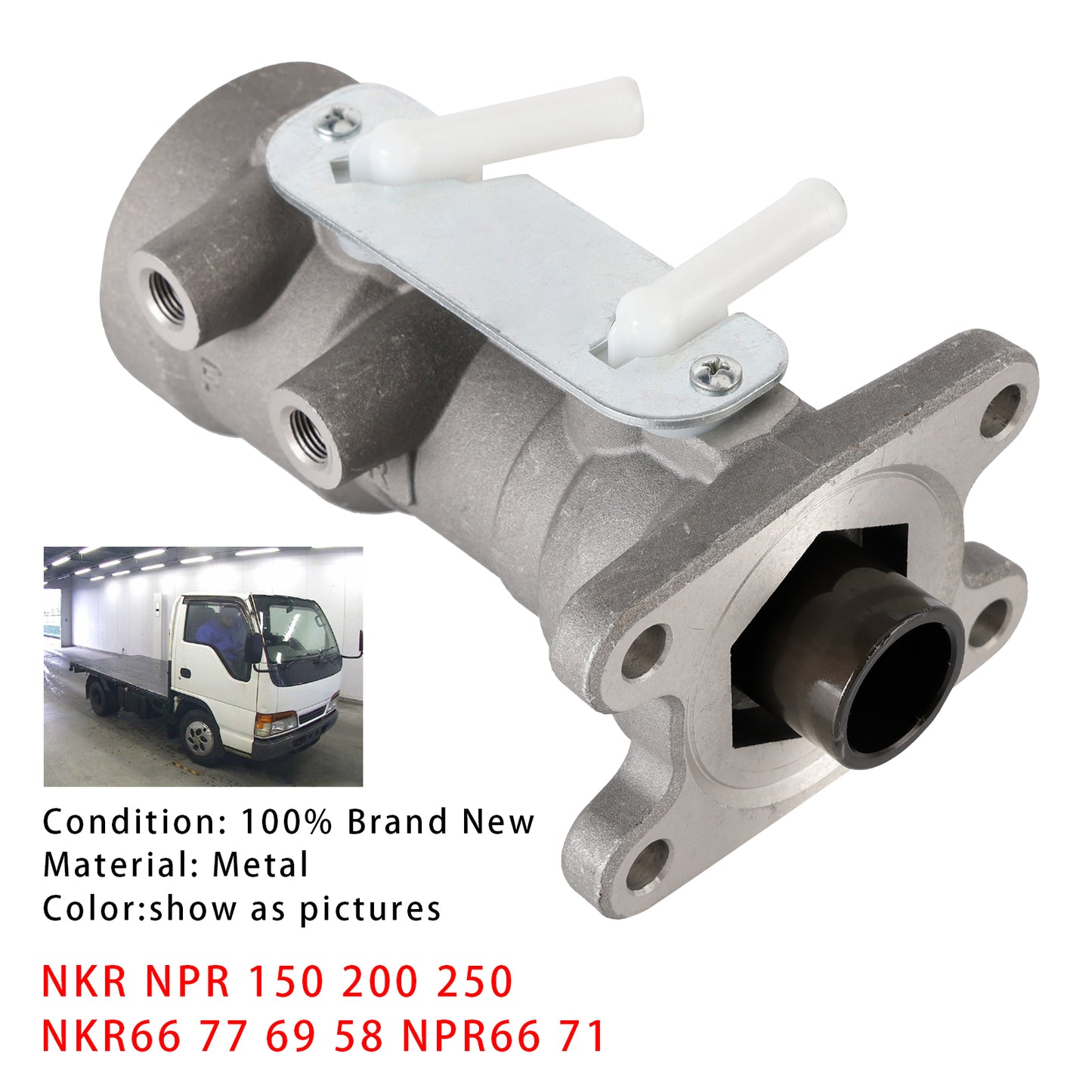 12/1993-1996 Isuzu NKR150 NKR NKR58 2 Door Truck 3.6L Diesel PTX024-C1911564-H024 Brake Master Cylinder