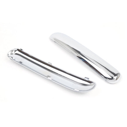 2001.06 - 2004 Mini Copper One Cabrio R50 51116800143 Pair Front Bumper Chrome Trim Set