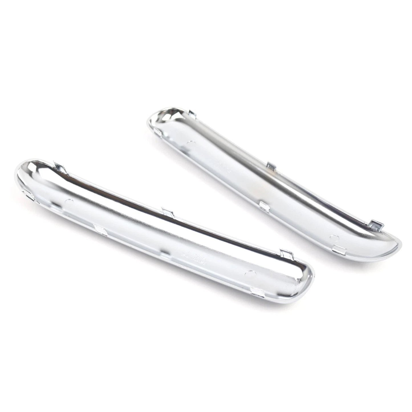 2001.06 - 2004 Mini Copper One Cabrio R50 51116800143 Pair Front Bumper Chrome Trim Set