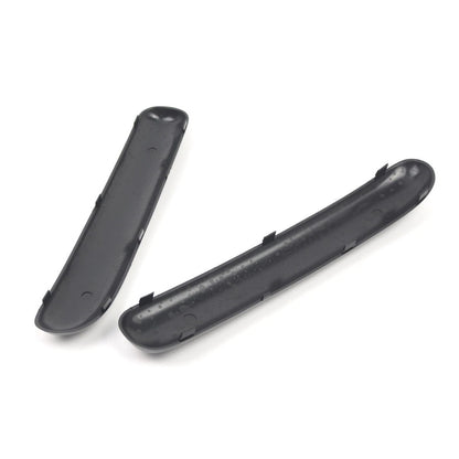 Mini Copper One Cabrio R50 2001.06 - 2004 Glossy Black 51116800143 Pair Front Bumper Trim Set