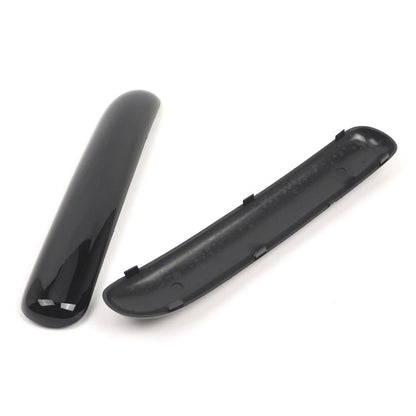 Mini Copper One Cabrio R50 2001.06 - 2004 Glossy Black 51116800143 Pair Front Bumper Trim Set