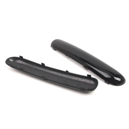 Mini Copper One Cabrio R50 2001.06 - 2004 Glossy Black 51116800143 Pair Front Bumper Trim Set