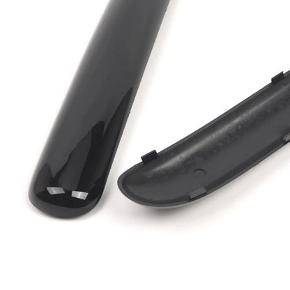 Mini Copper One Cabrio R50 2001.06 - 2004 Glossy Black 51116800143 Pair Front Bumper Trim Set