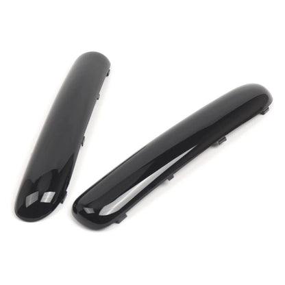 Mini Copper One Cabrio R50 2001.06 - 2004 Glossy Black 51116800143 Pair Front Bumper Trim Set