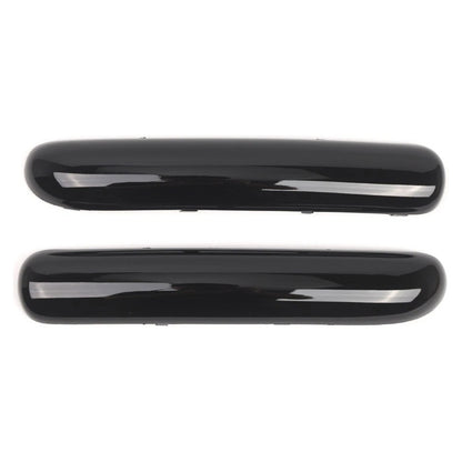 Mini Copper One Cabrio R50 2001.06 - 2004 Glossy Black 51116800143 Pair Front Bumper Trim Set