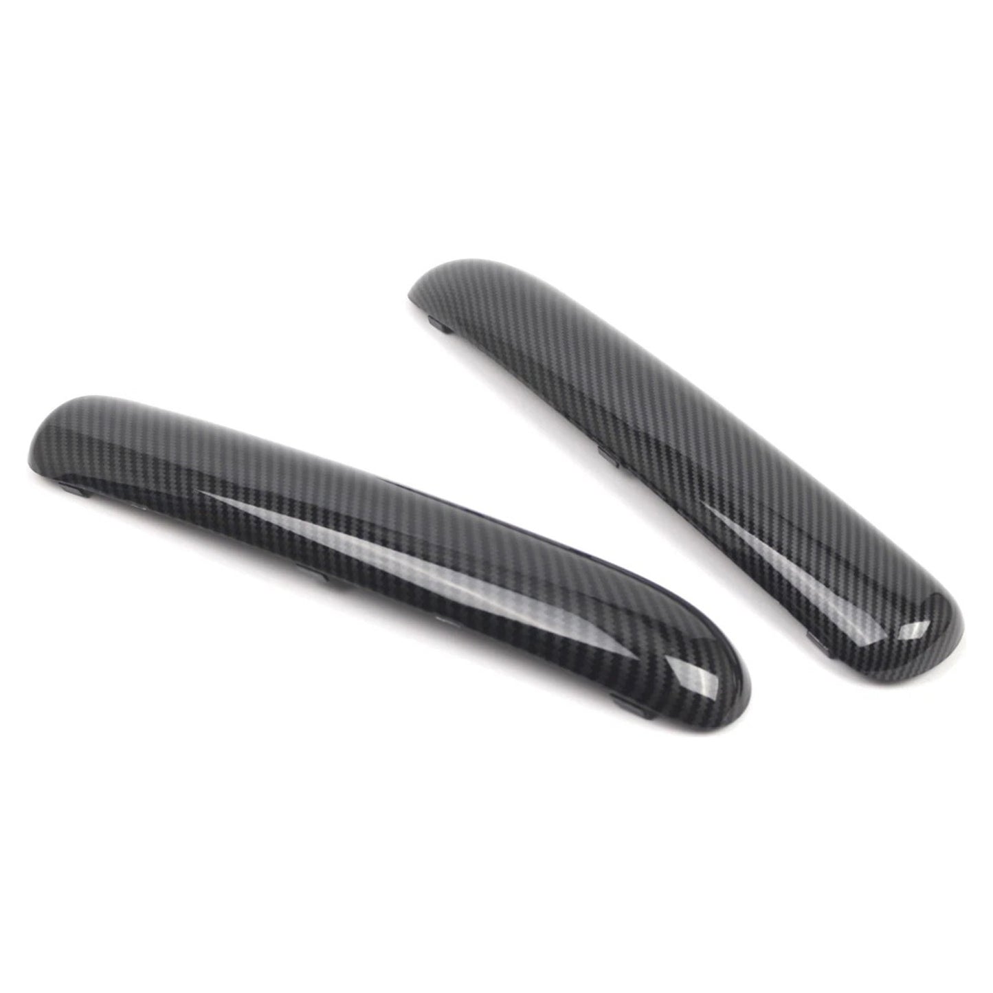 Carbon Fibre Pair Front Bumper Trim Set 2001-2004 Mini One Cooper R50/R52/R53