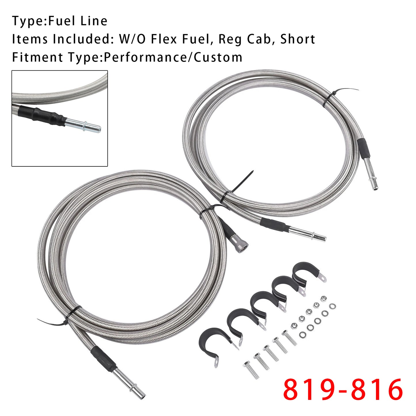 2004 Chevrolet Silverado 2500 819-816 Fuel Line Kit