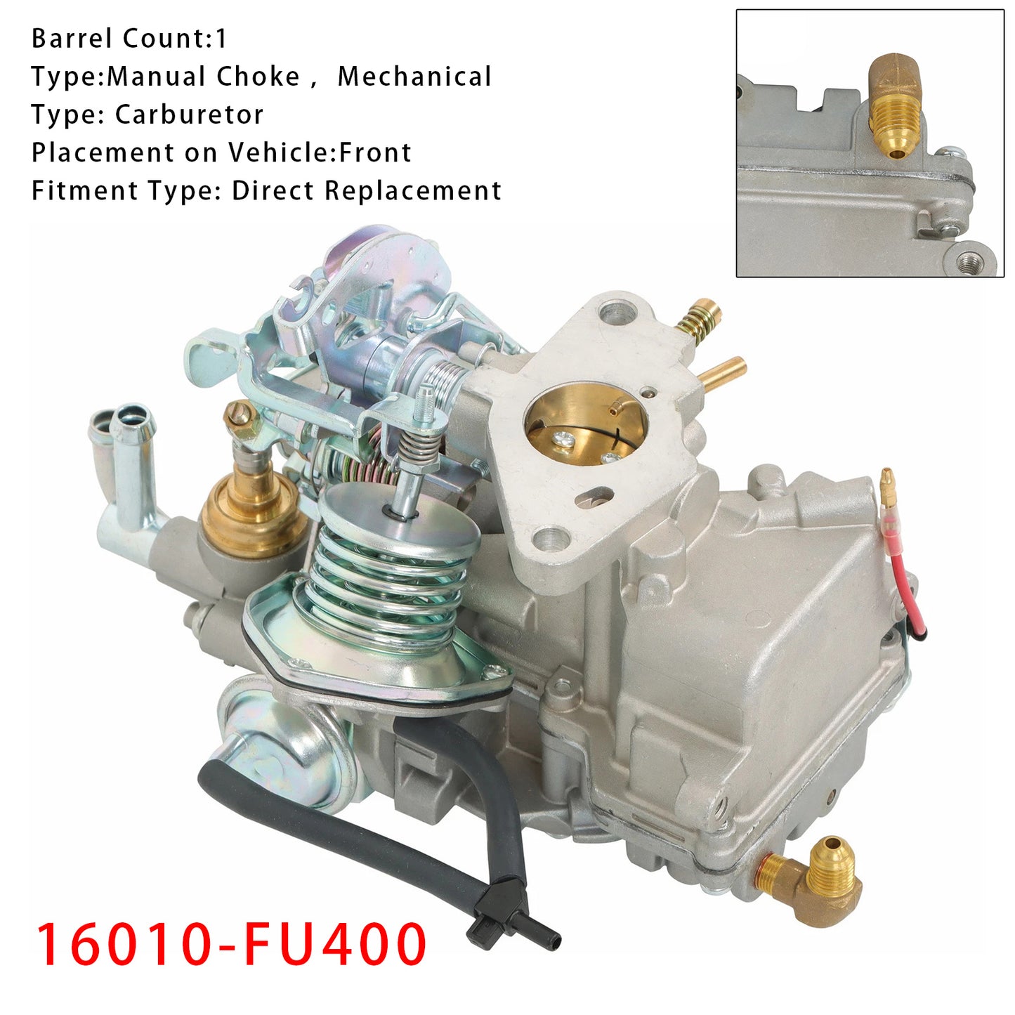 Nissan Forklift TCM LO2 K21 K25 Gas Engine 16010-FU400 Carburetor