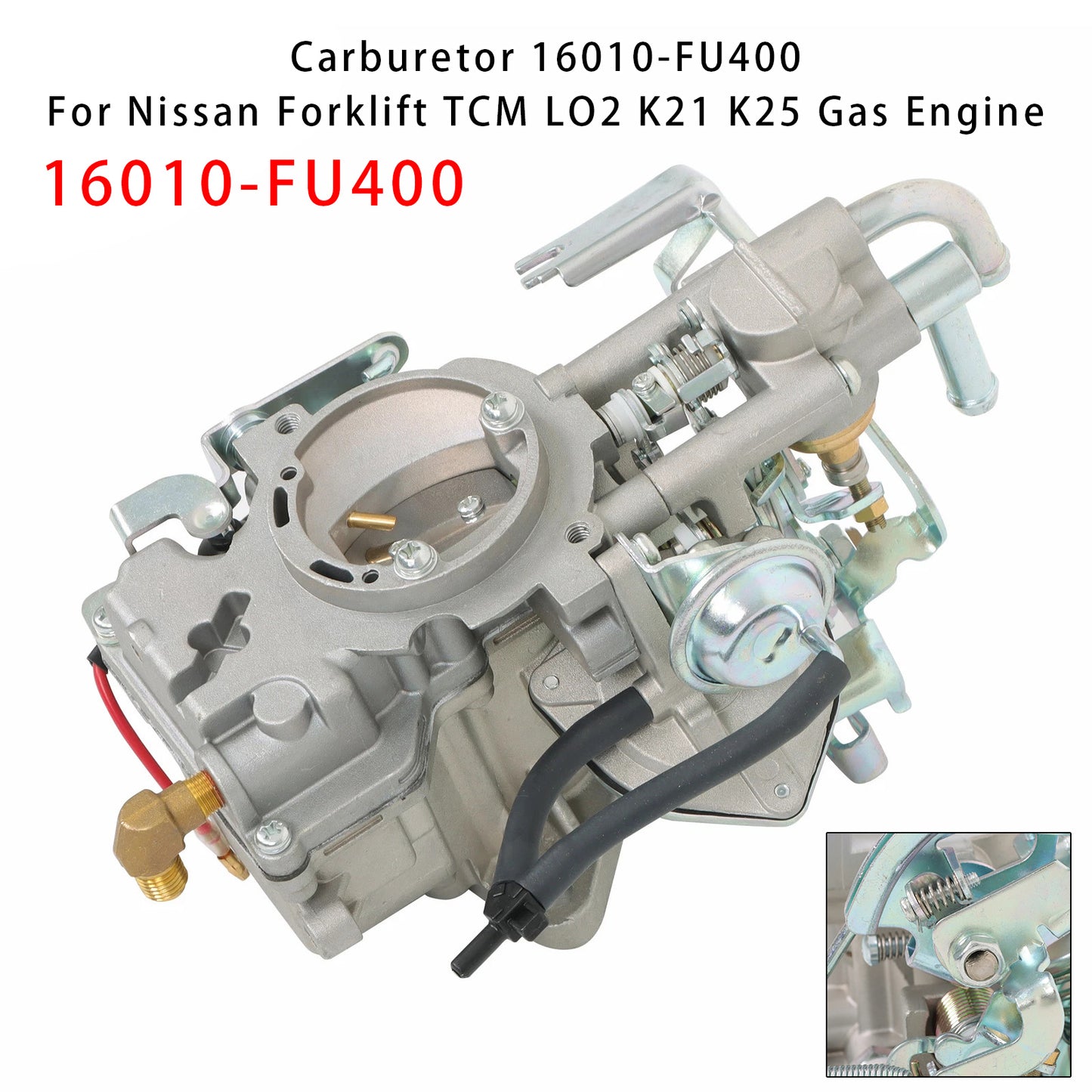 Nissan Forklift TCM LO2 K21 K25 Gas Engine 16010-FU400 Carburetor