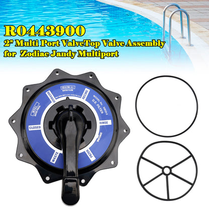 Zodiac Jandy Multiport Valve Replacement 2" Top Valve Assembly R0443900