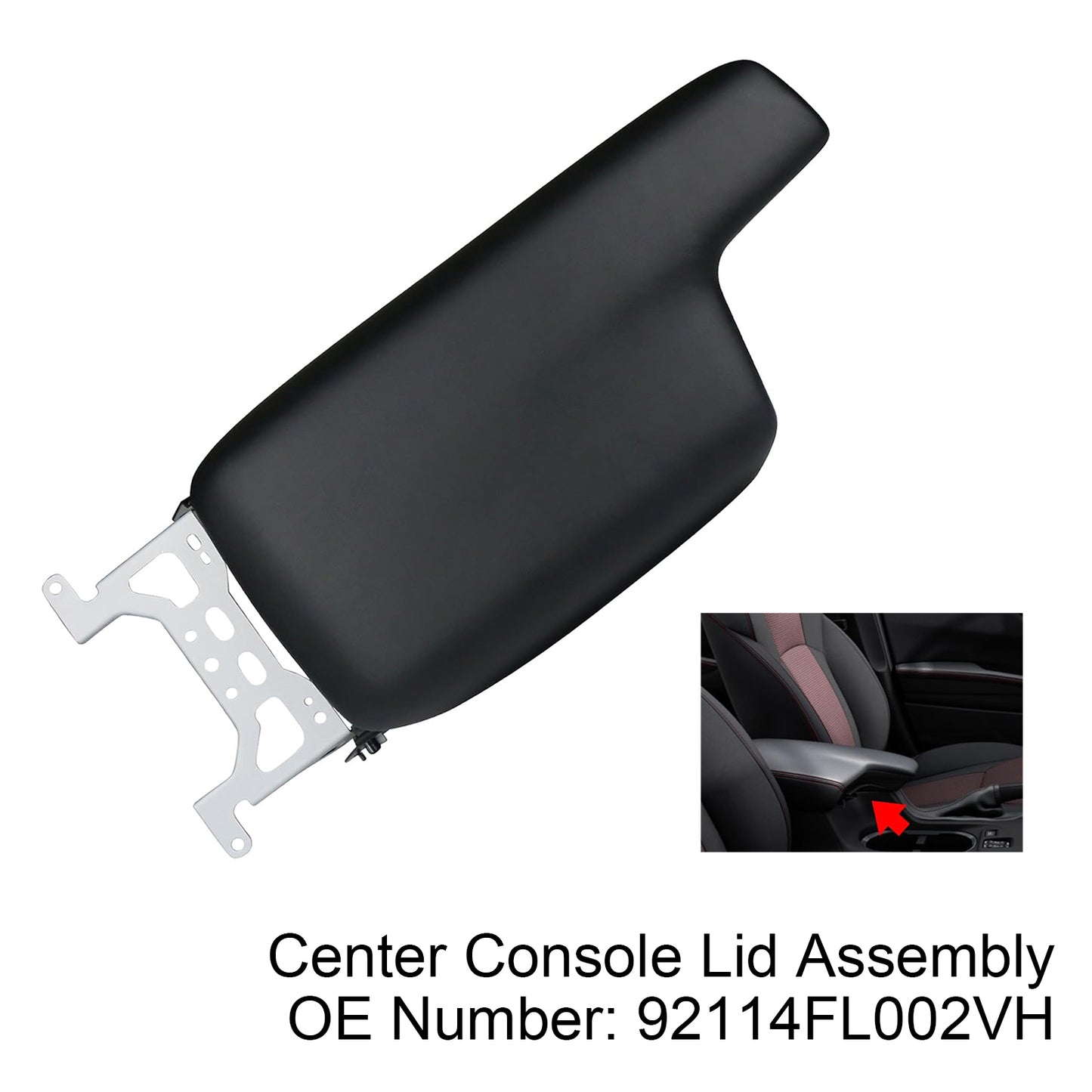 2017-2023 Subaru Impreza 92114FL002VH Center Console Lid Assembly