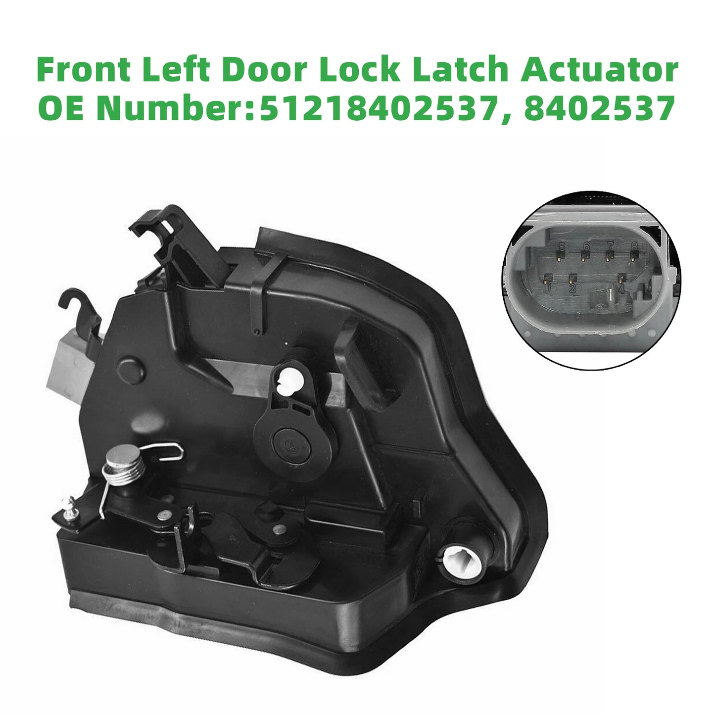 2003/10-2006/09 BMW X5 E53 3.0d 2993 ccm 155 KW 211 PS 51218402537 Front Left Door Lock Latch Catch Actuator